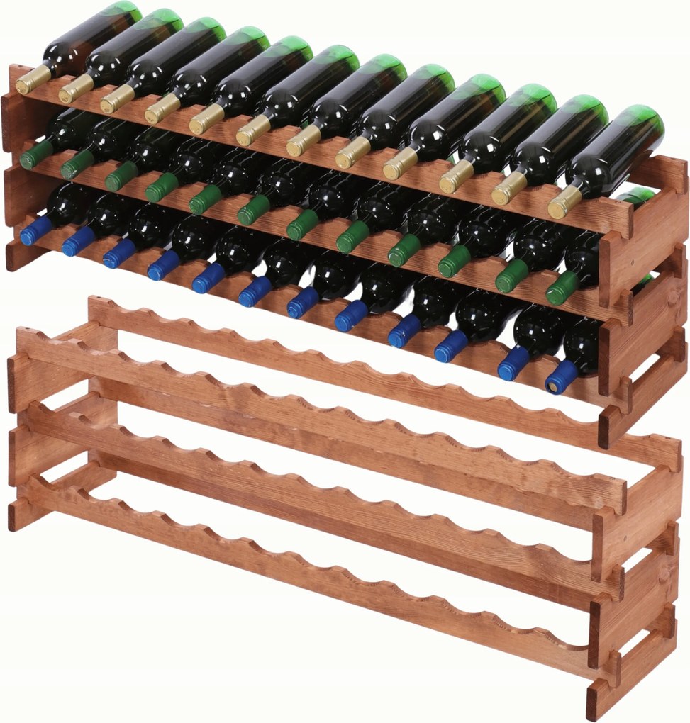 36 palackos könyvespolc 3x12-es moduláris bortartó állvány összecsukható építőkockák