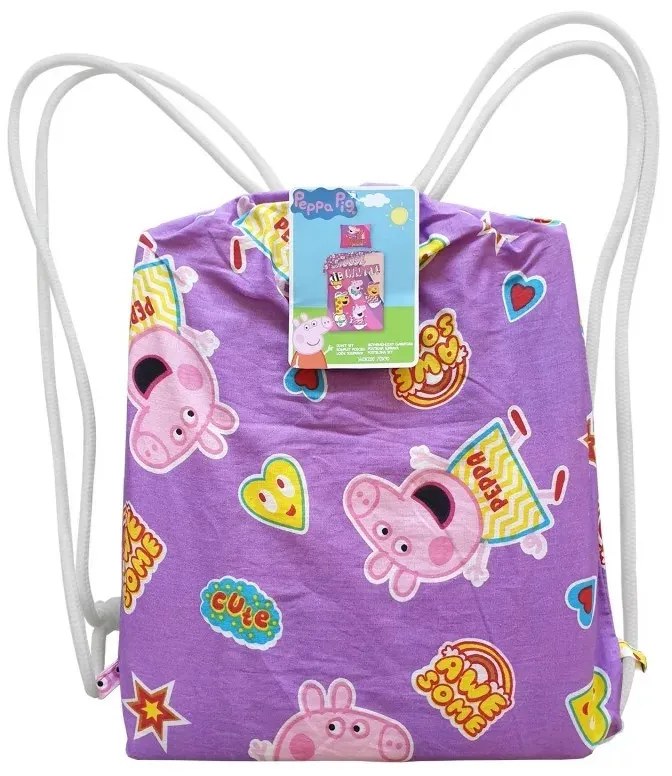 Peppa malac Happy ágyneműhuzat 140×200cm, 70×90 cm