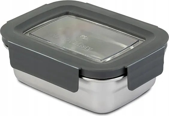 Téglalap alakú, rozsdamentes acél ételtartó Misty 600ml