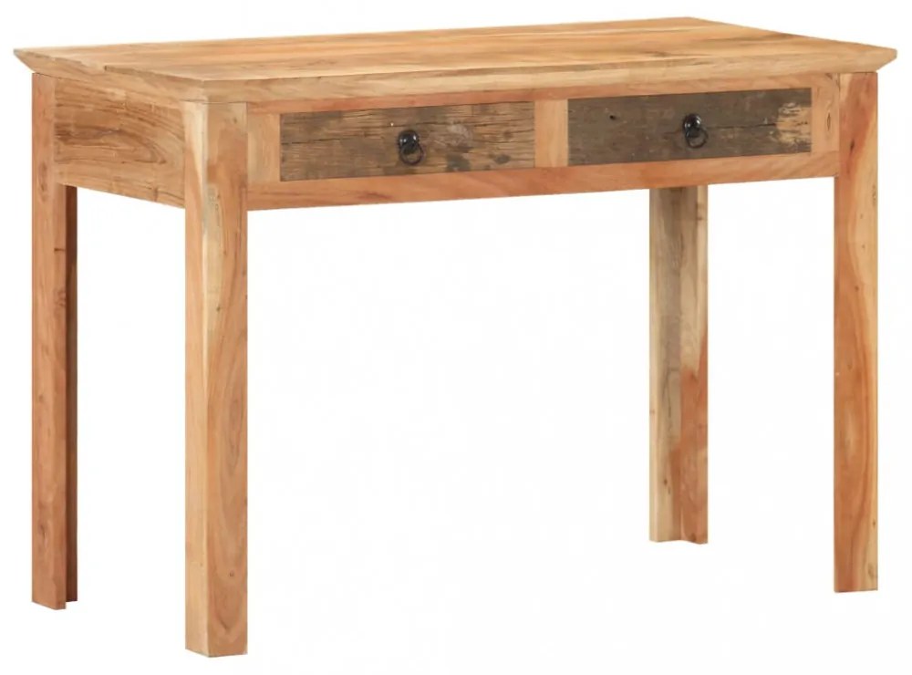 tömör újrahasznosított fa asztal 110 x 50 x 75 cm