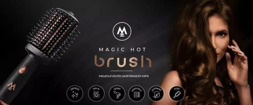 Magic Hair Hot Brush meleglevegős hajformázó kefe