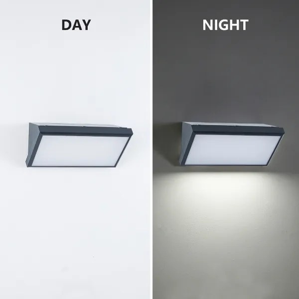 Brilagi-LED TRIANGLE fali lámpatest 1xE27/6W/230V 2700-6500K IP65 antracit