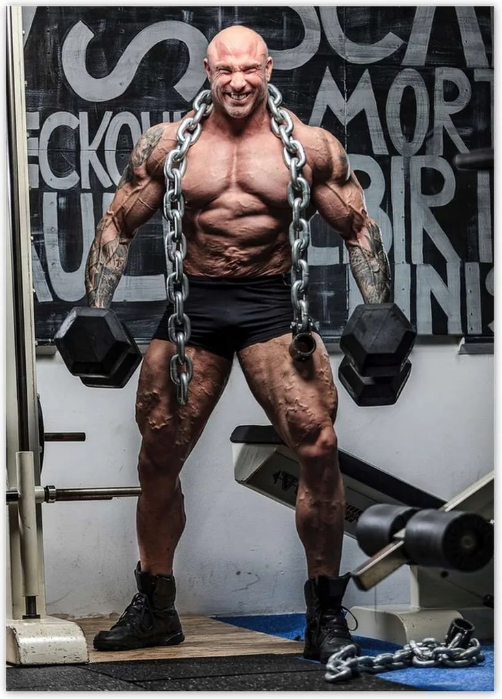 Poszterek 50x70 Edzőterem Edzés Teljesítmény