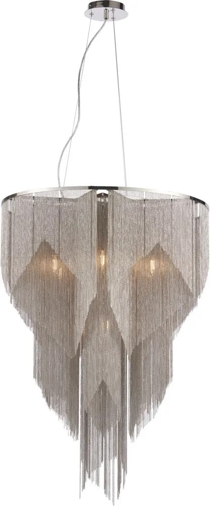 ENDON 76512 LOIRE Modern Függesztett Lámpa Nickel-Nero E14 IP20
