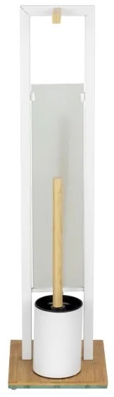 WENKO 26214100 - RIVALTA WC szett 18x70 cm barna/fehér