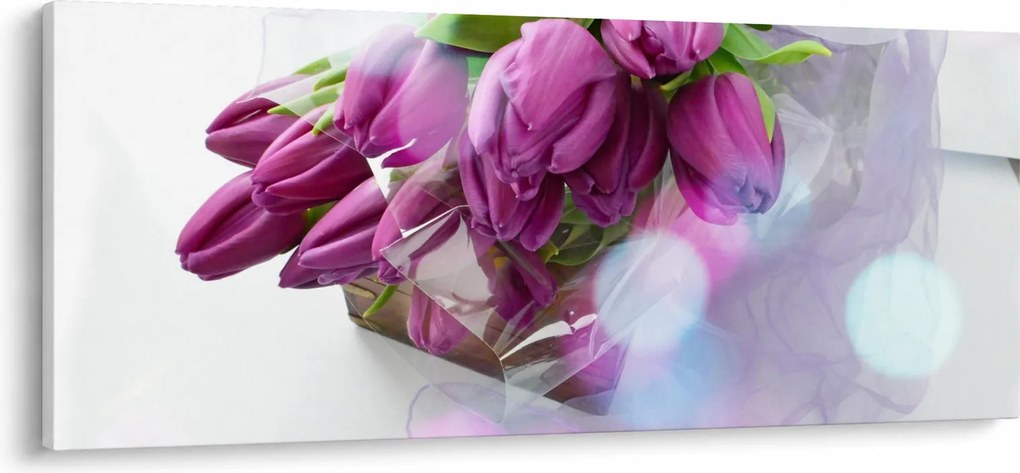 Kép - csokor tulipán (120x50 cm)