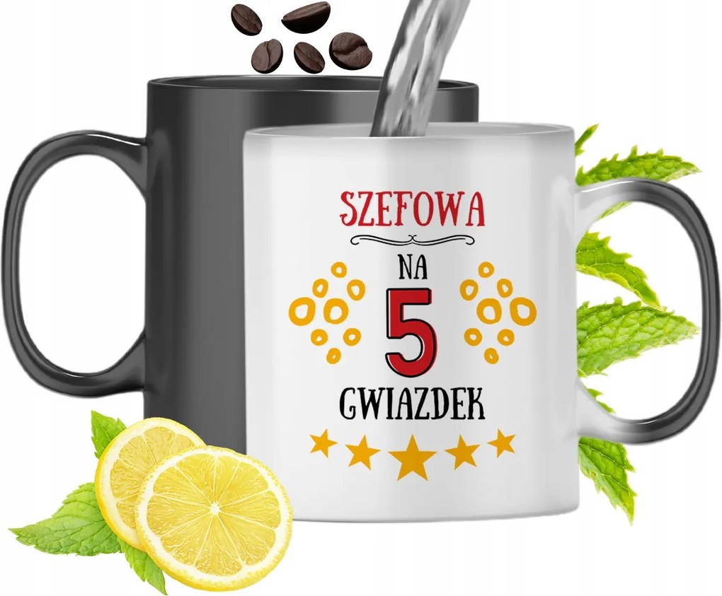 A főnöknőnek Varázslatos Ajándék Bögre Nyomtatott Fotóval