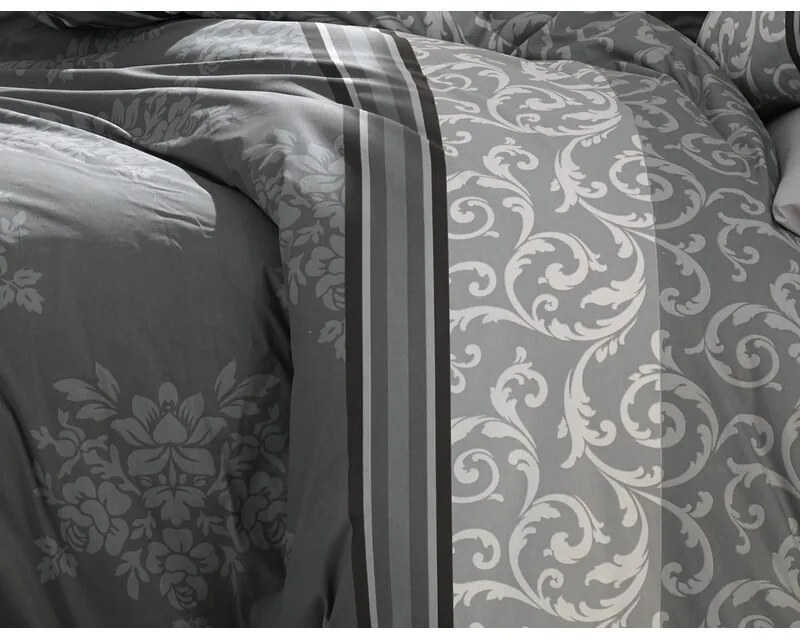 BedTex Pamut ágynemő Natura szürke, 220 x 200 cm,2 db 70 x 90 cm
