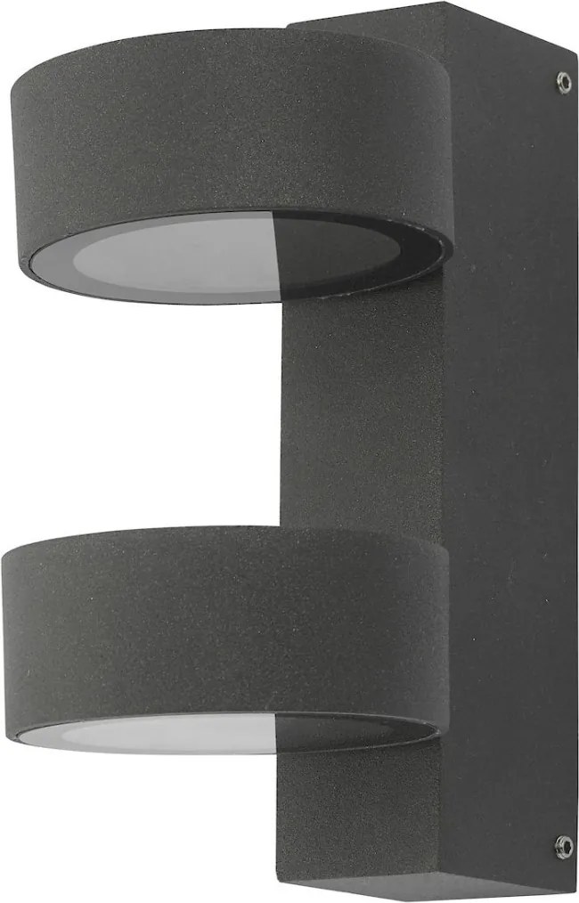 DAR LIGHTING BOH0939 BOHDAN Modern Kültéri Fali Lámpa Szürke LED IP65