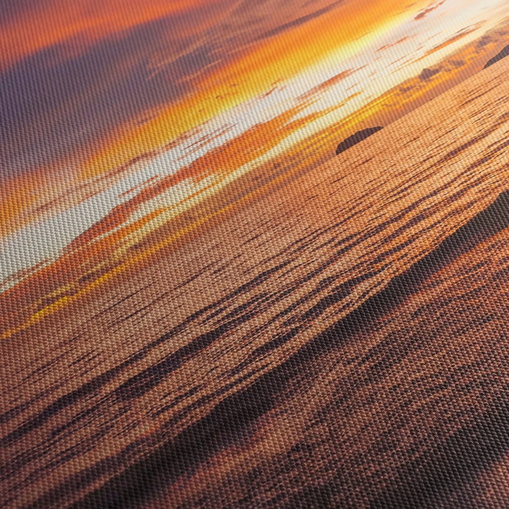 Kép - Naplemente (órával) (90x30 cm)
