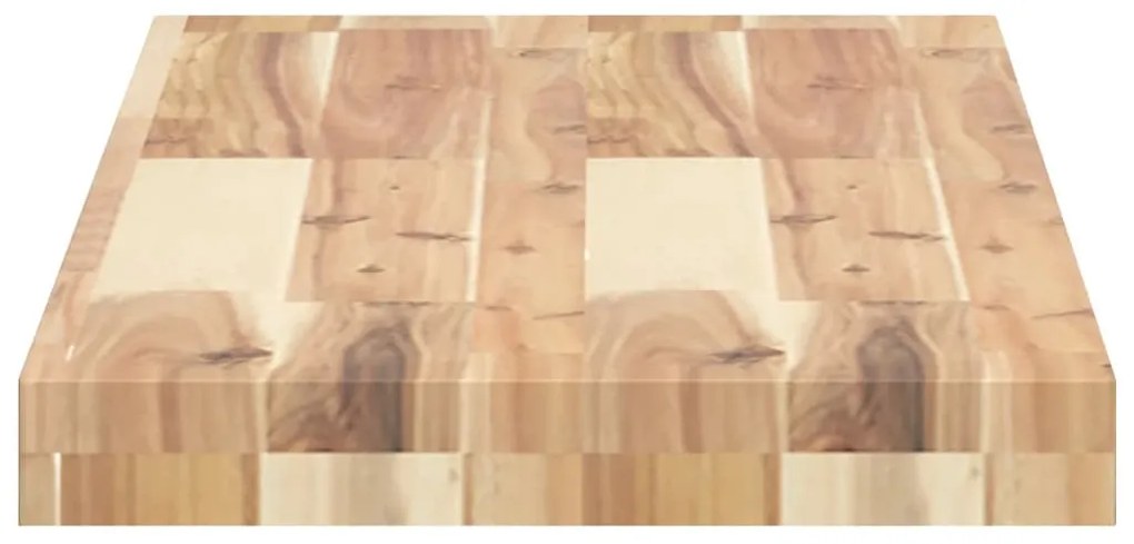 3 db kezeletlen tömör akácfa függőpolc 80 x 30 x 4 cm