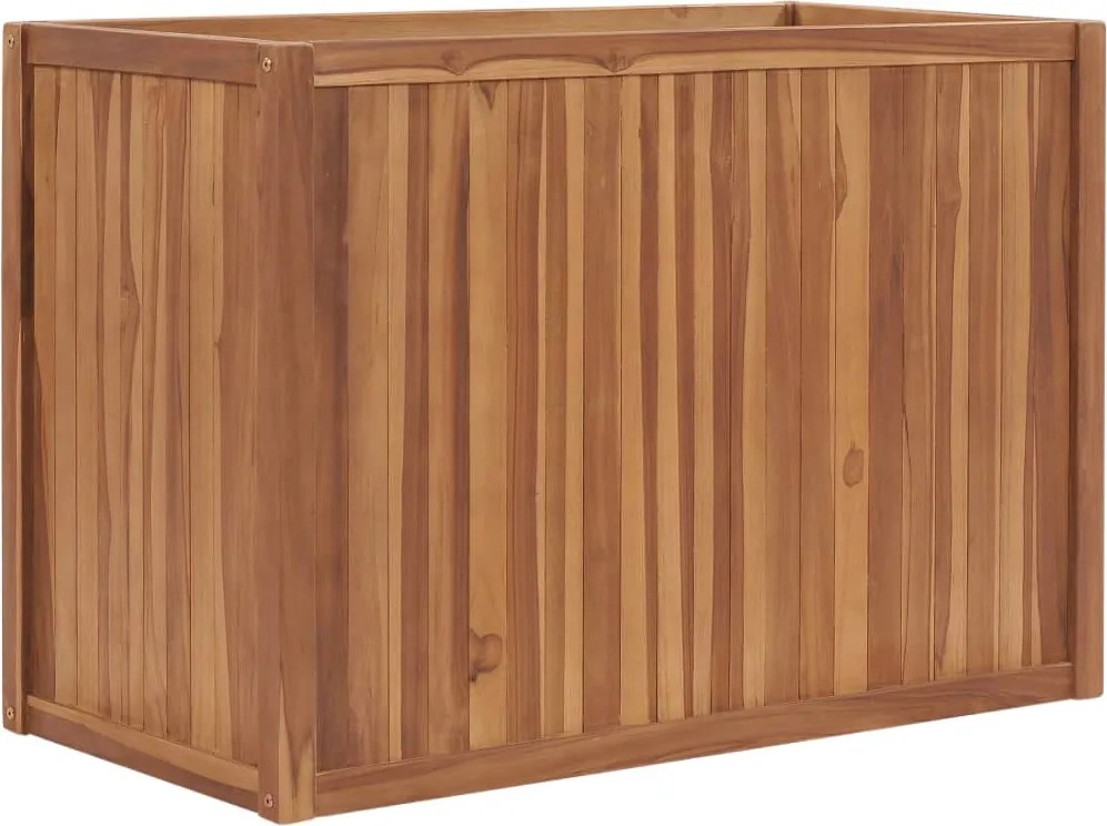 vidaXL tömör tíkfa magaságyás 100 x 50 x 70 cm