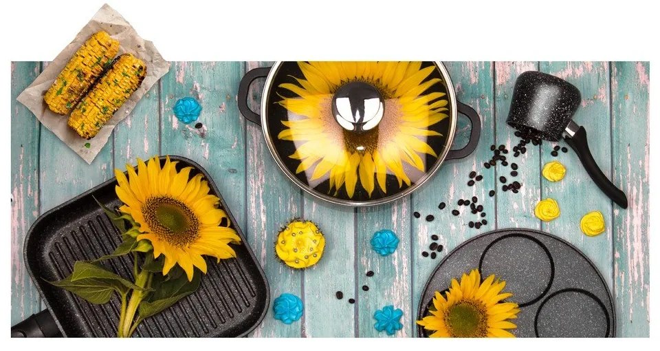 Grande alumínium fazék üvegfedéllel, ø 28 cm - Orion