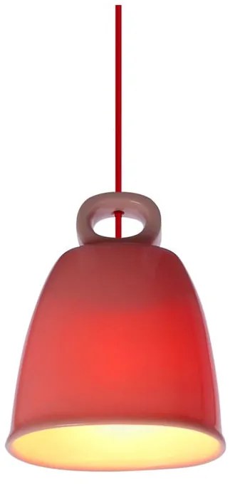 Rózsaszín gyerek függőlámpa kerámia búrával Sewilla – Candellux Lighting