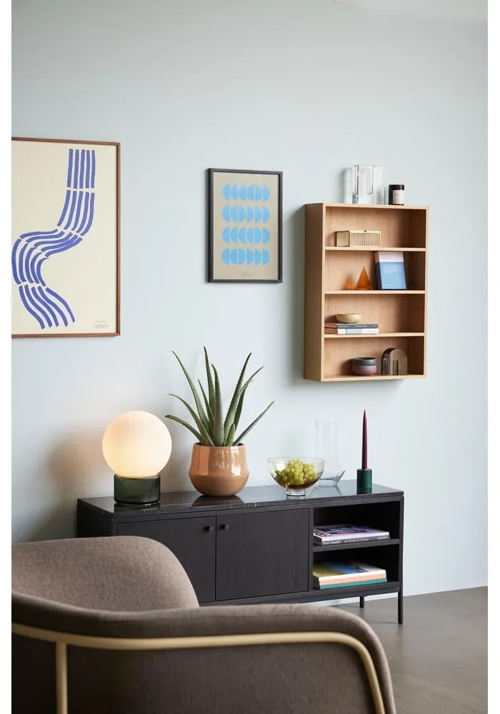 Natúr színű többszintes tölgyfa fali polc Cubbie – Hübsch