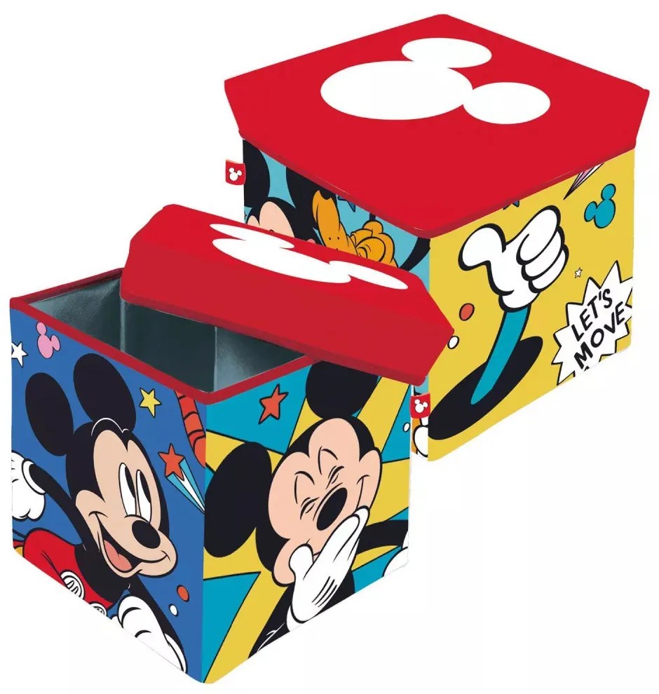 Disney Mickey Let&#039;s Move játéktároló 30×30×30 cm