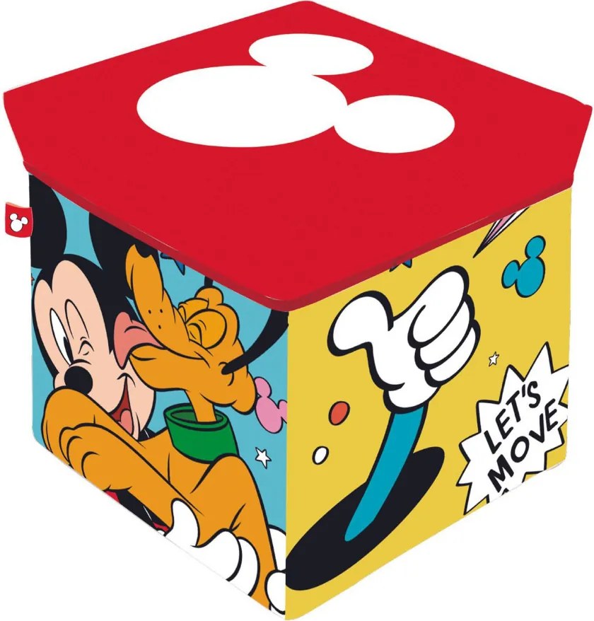 Disney Mickey Let's Move játéktároló 30×30×30 cm