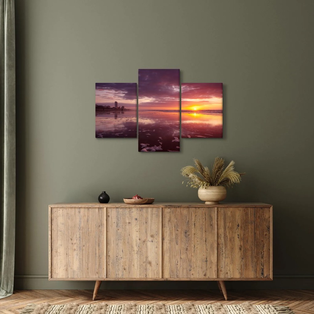 Kép - Strand naplementében (90x60 cm)