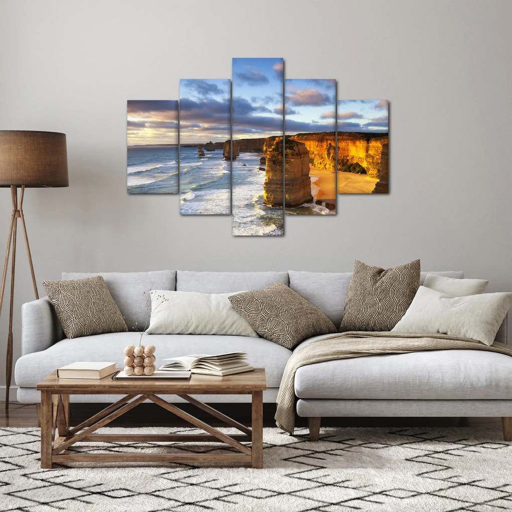 A tengeri sziklák képe (150x105 cm)