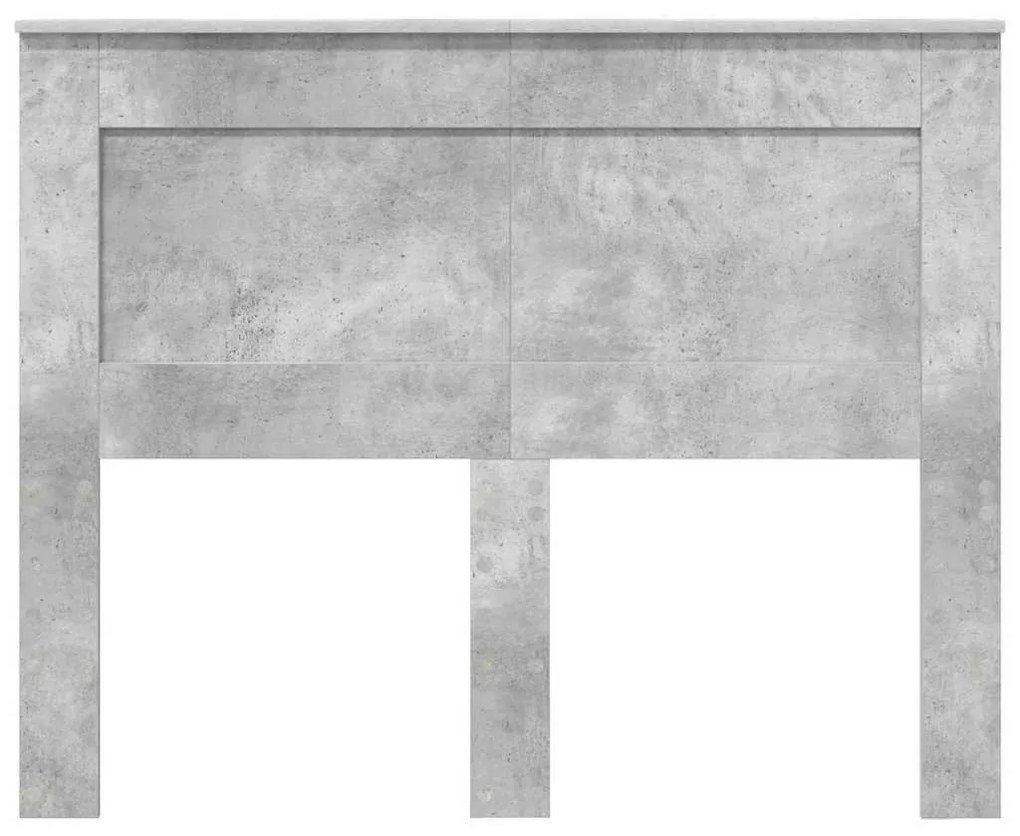 Fejtámla fejtámlával Beton Szürke 120 cm Faanyag