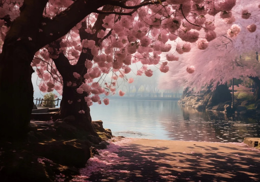 Poszter 100x70cm Sakura nyugalom