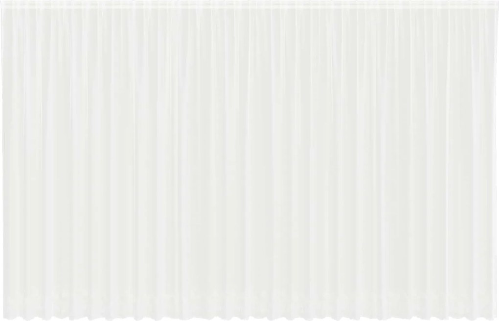 vidaXL Csipkés Függöny függönyökkel Fehér 280 x 750 cm Poliészter