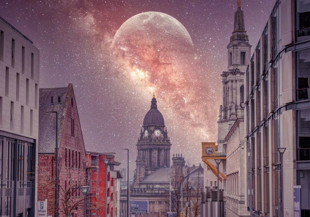 Poszter 66,5x46,5cm Csillagos éj, Assaf Frank