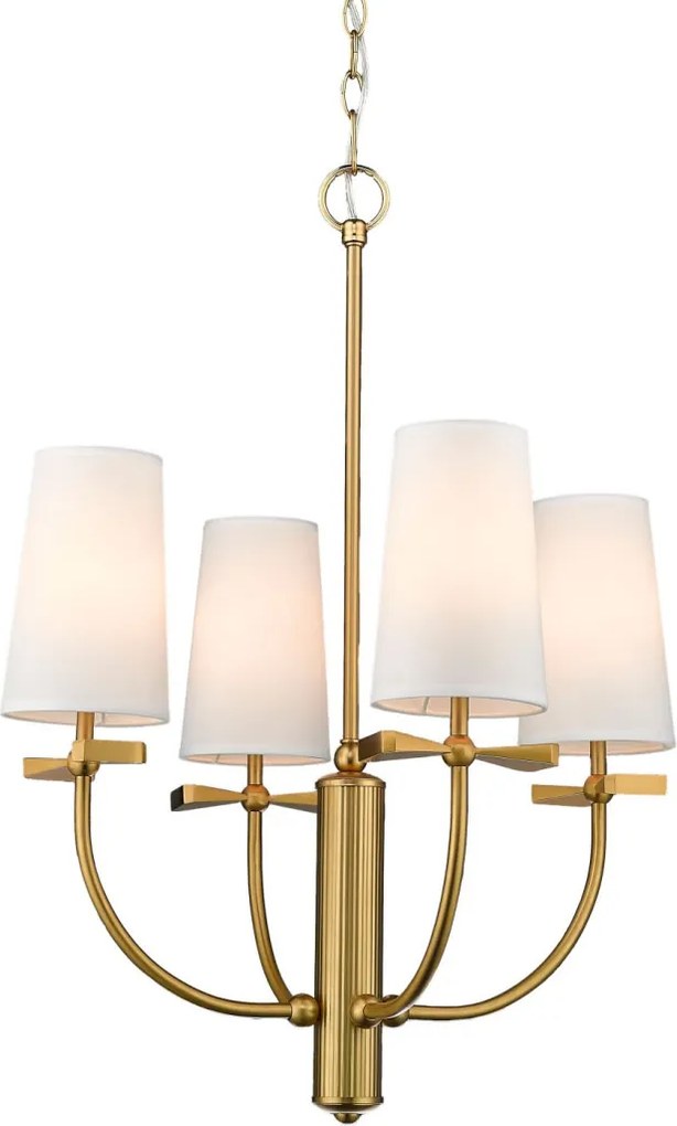 COSMOLIGHT P04190BR BOW Modern Csillár Fehér, Sárgaréz E14 IP20