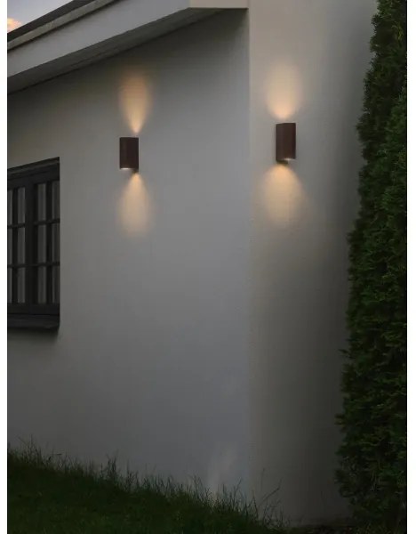 Nordlux - Kültéri fali lámpa DION 2xGU10/25W/230V IP44 rezavá