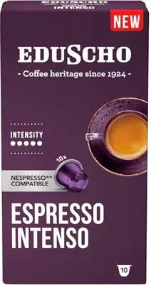Kávékapszula, Nespresso&amp;reg; kompatibilis, 10 db, EDUSCHO Espresso Intenso (KHK1146)