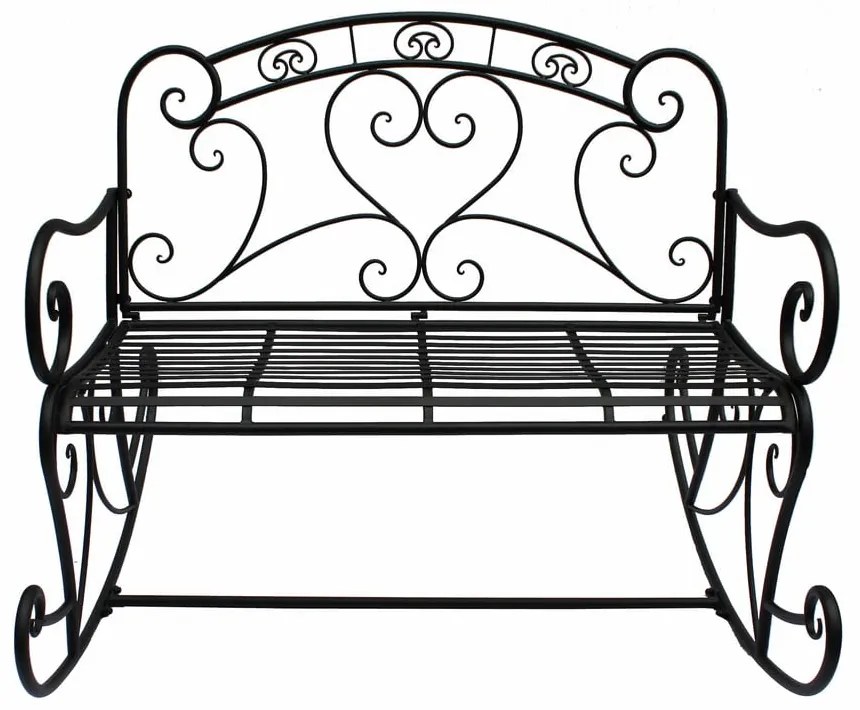 Fekete fém kerti pad Dares - Garden Pleasure