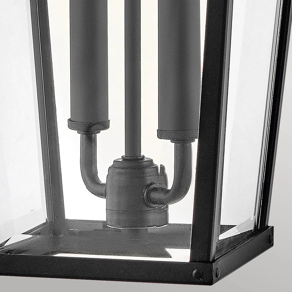 Hinkley lighting klasszikus kültéri fali lámpa dawson barna fekete átlátszó elshk-dawson-l IP44