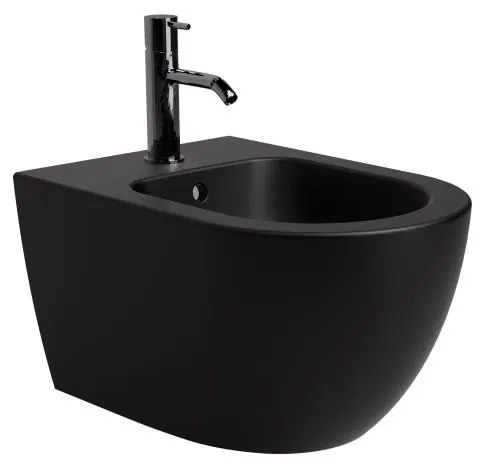 AREZZO design ARIZONA függesztett bidé, fekete