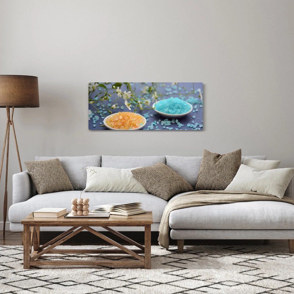 Színes tengeri só képe (120x50 cm)