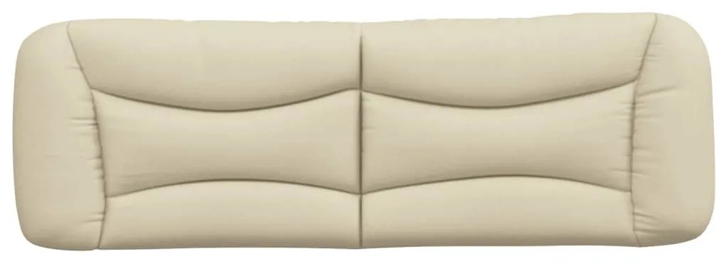 krémszínű szövet fejtámla párna Hvar 160 cm