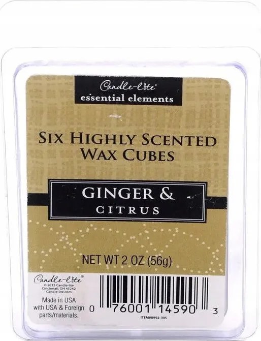 Ginger &amp; Citrus illatviasz Candle-lite