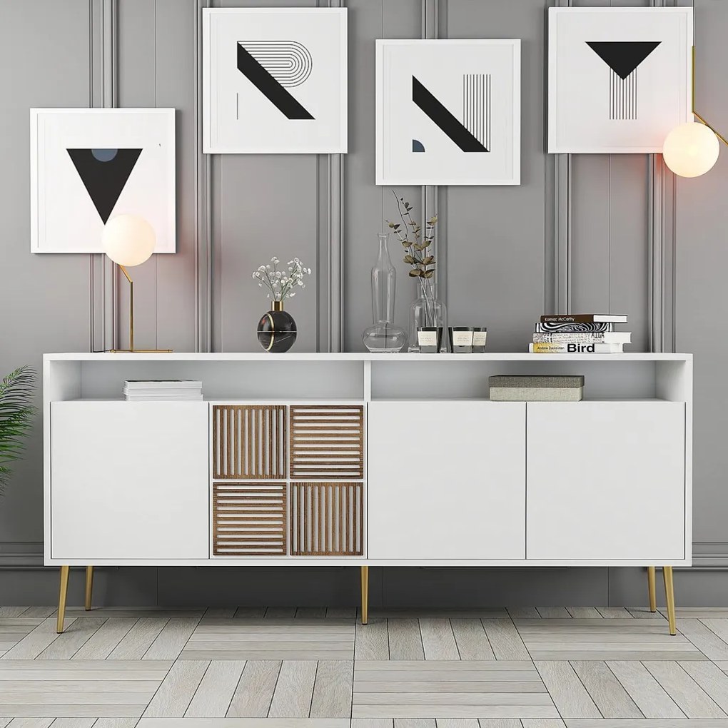 Milan - White, Gold