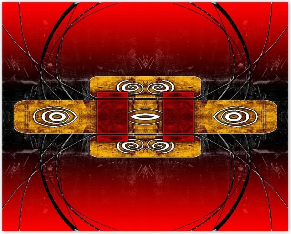 Poszterek 50x40 Kör alakú fantázia