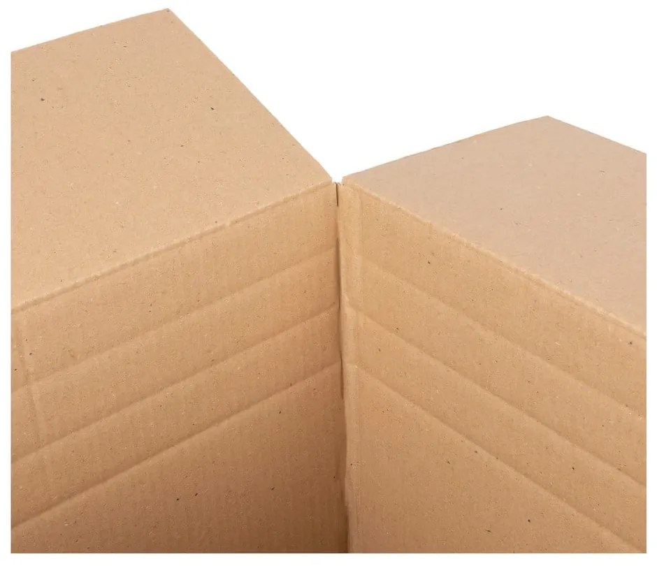 Teddy 2 db-os bézs tárolódoboz szett, 42 x 30 cm - Compactor