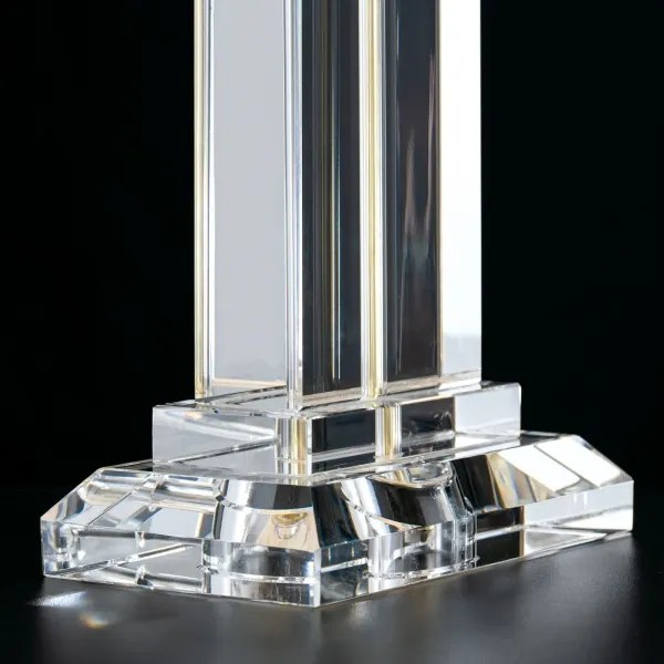 Orion LA 4-1202 - Kristály asztali lámpa VERONIQUE 1xE27/60W/230V krémes/átlátszó