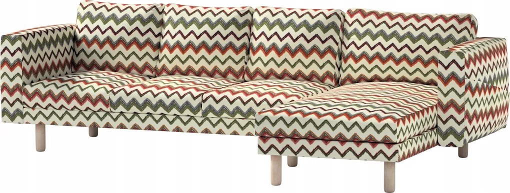 Norsborg 4 személyes kanapé huzat Ikea székkel, zöld