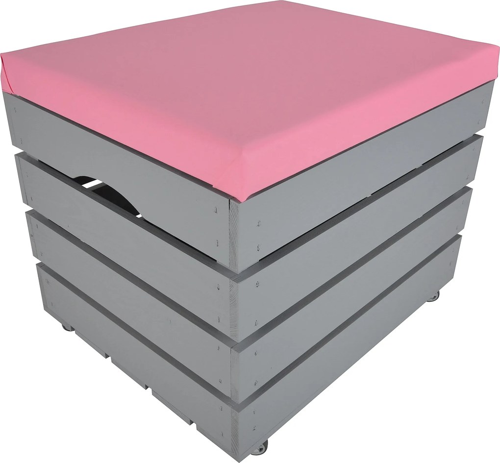 Puff Fa Tárolórekesz Ülőfelülettel Cipőtartó Doboz