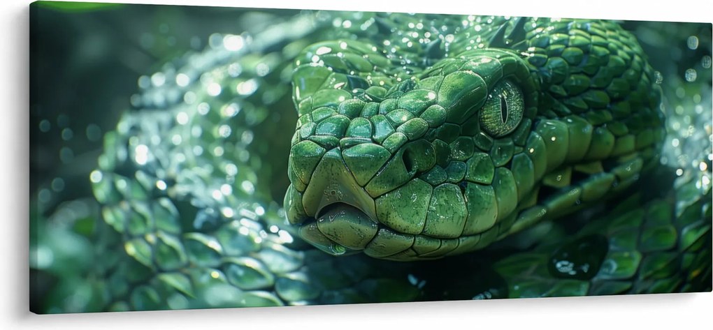 Kép - Egy kígyó portréja (120x50 cm)