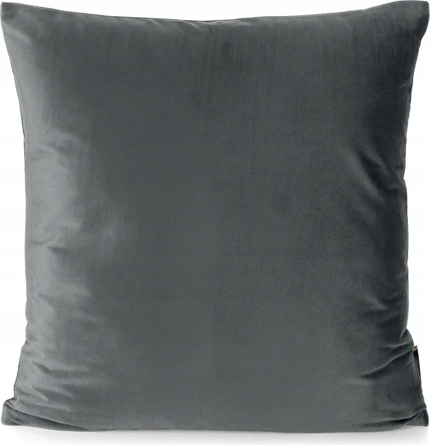 Díszpárnahuzat Elora 45x45 acél bársony glamour