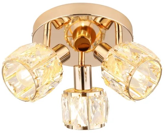 Spotlámpa DUBAI 3xE14/40W/230V átm. 36 cm Rózsaarany