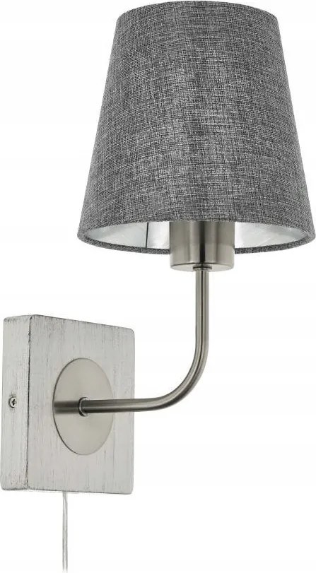 Fali lámpa Eglo szürke és ezüst árnyalatok E27 40 W