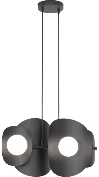 ELEMENTI kábeles csillár 4xG9/8W/230V fekete