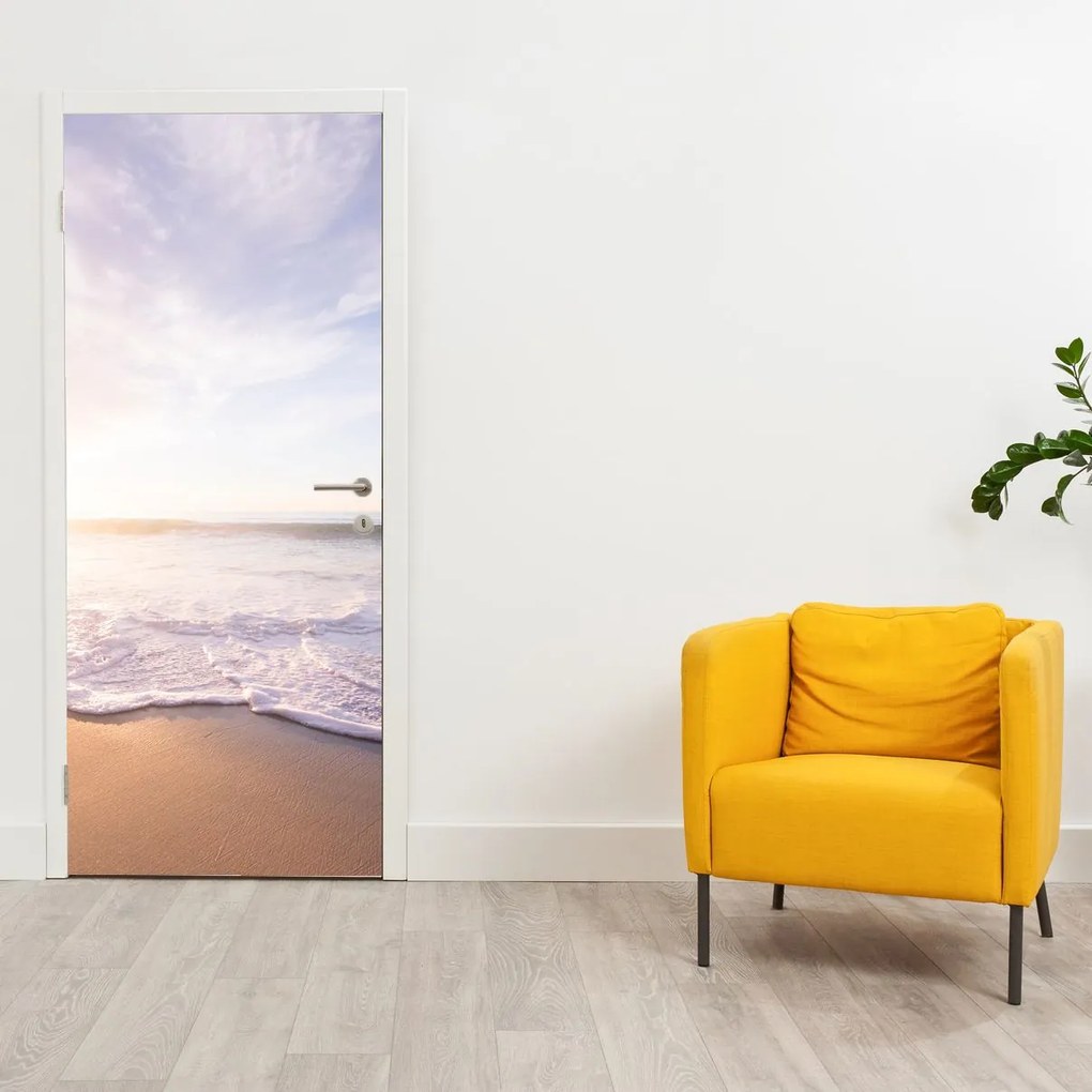 Fotótapéta ajtóra - Homokos tengerpart (95x205cm)
