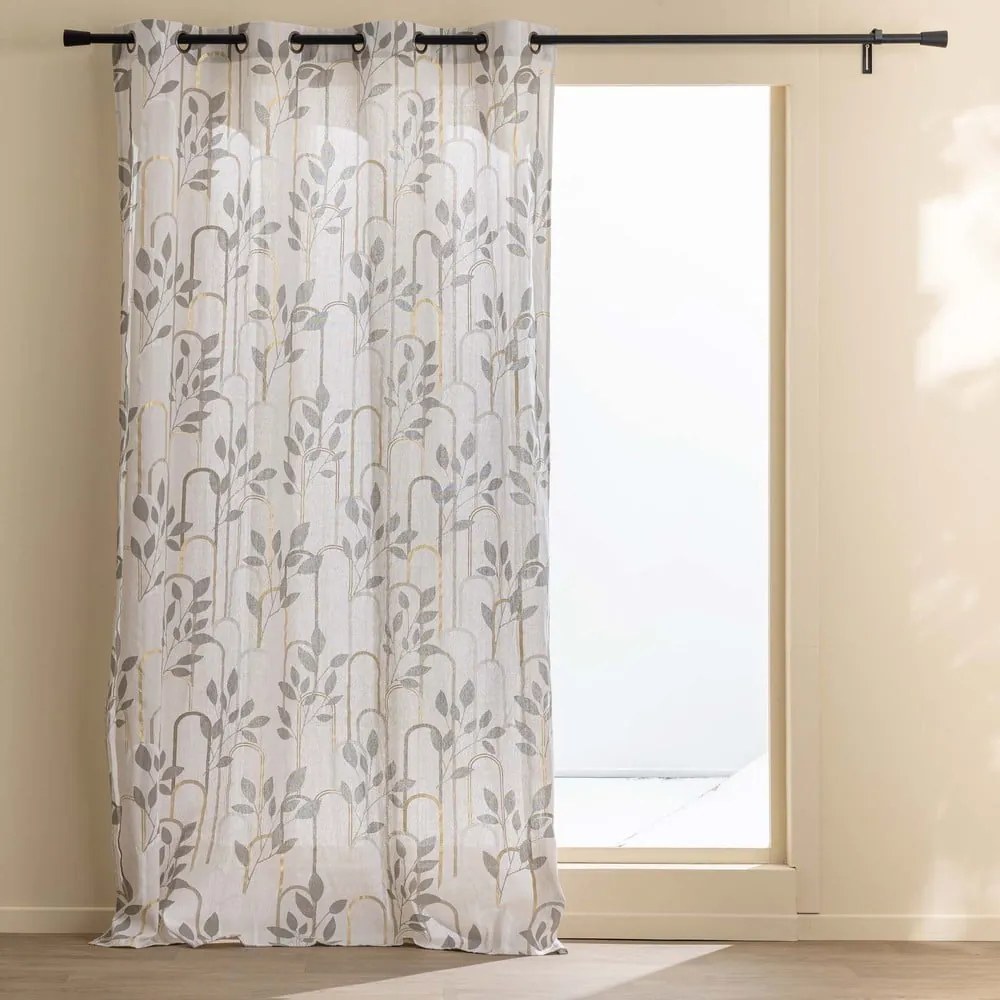 Szürke függöny 140x240 cm Roseris – douceur d'intérieur