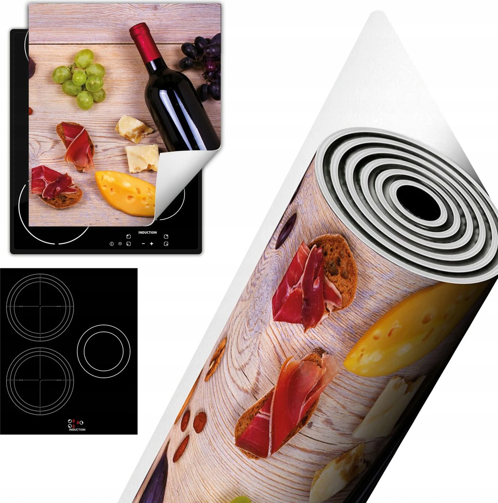 Tűzhelyvédő Szőnyeg Asztali Dekoráció 45x52 bor fa